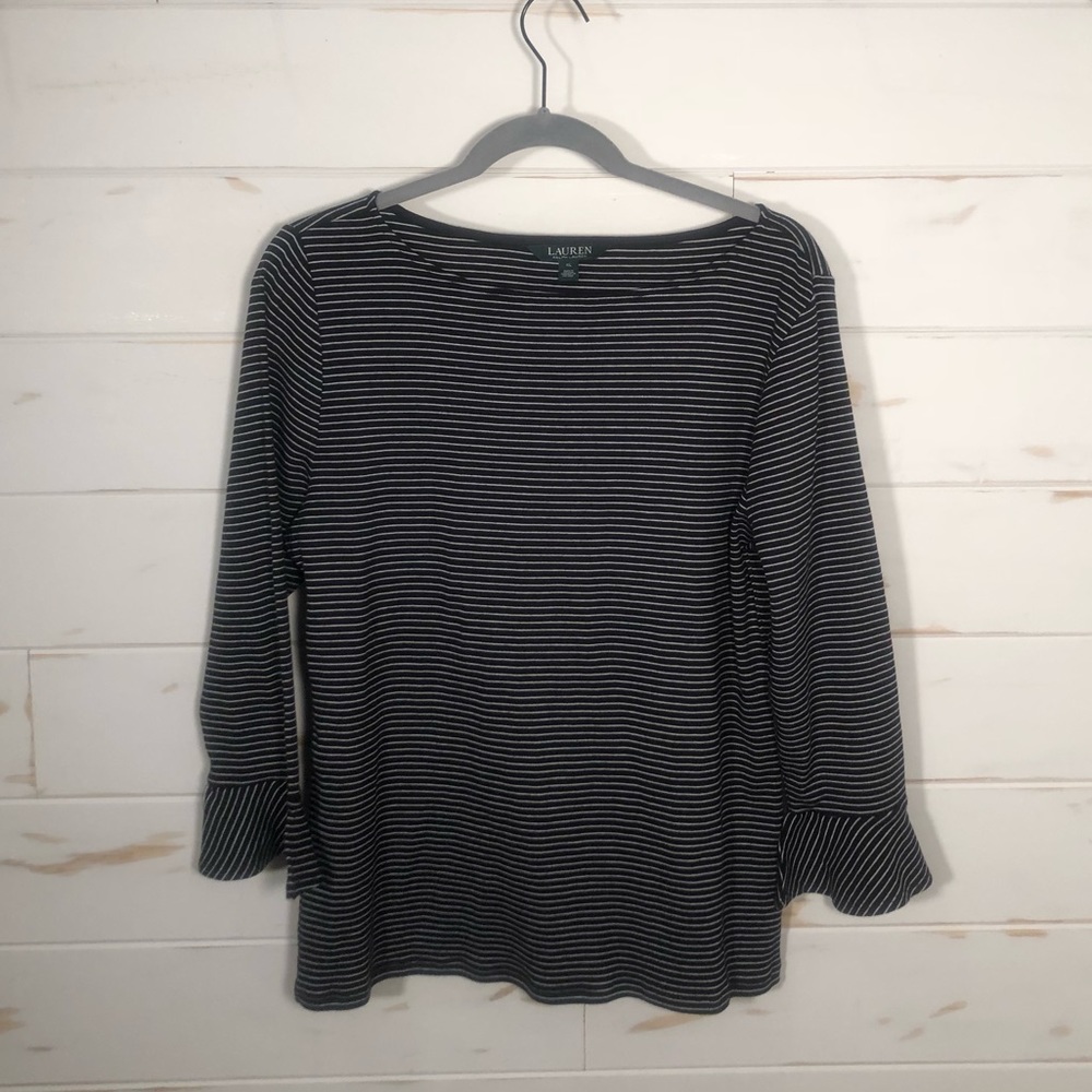 Ralph Lauren long sleeved striped shirt